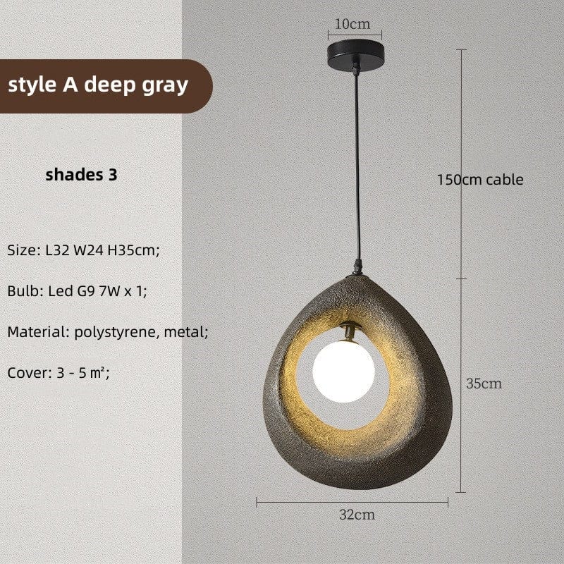 Lumexa Modern LED Pendant Light In Polystyrene Wall Light
