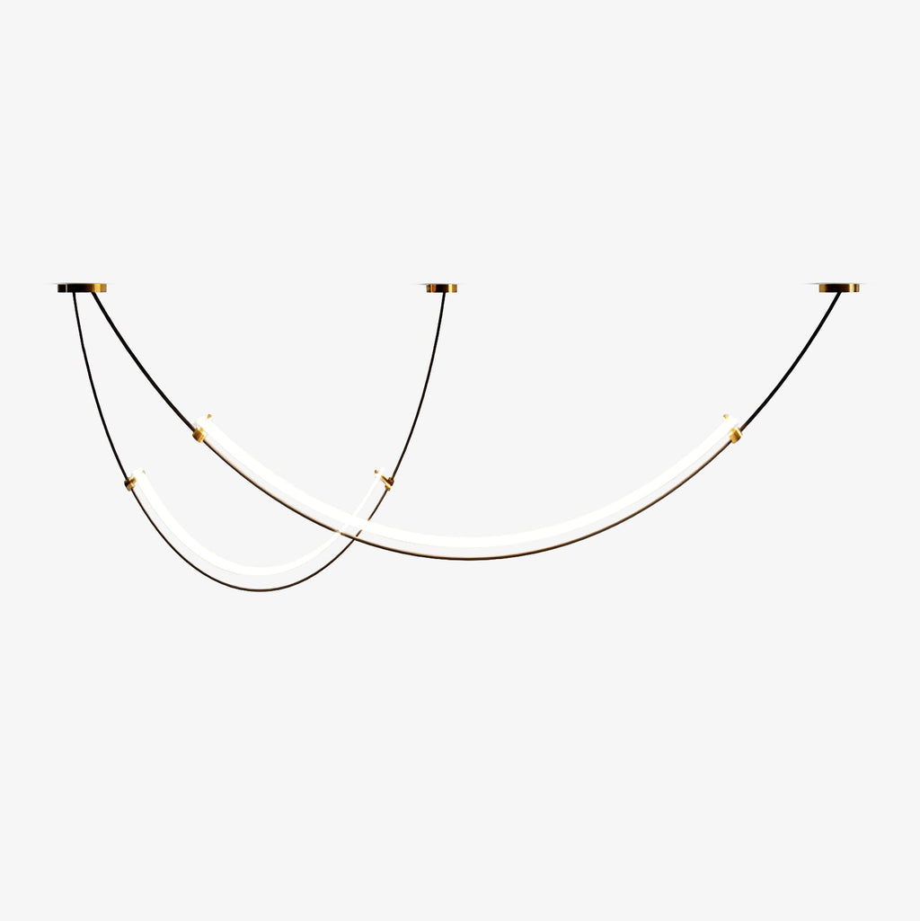 Zephira Curved LED Pendant Light | ventumra