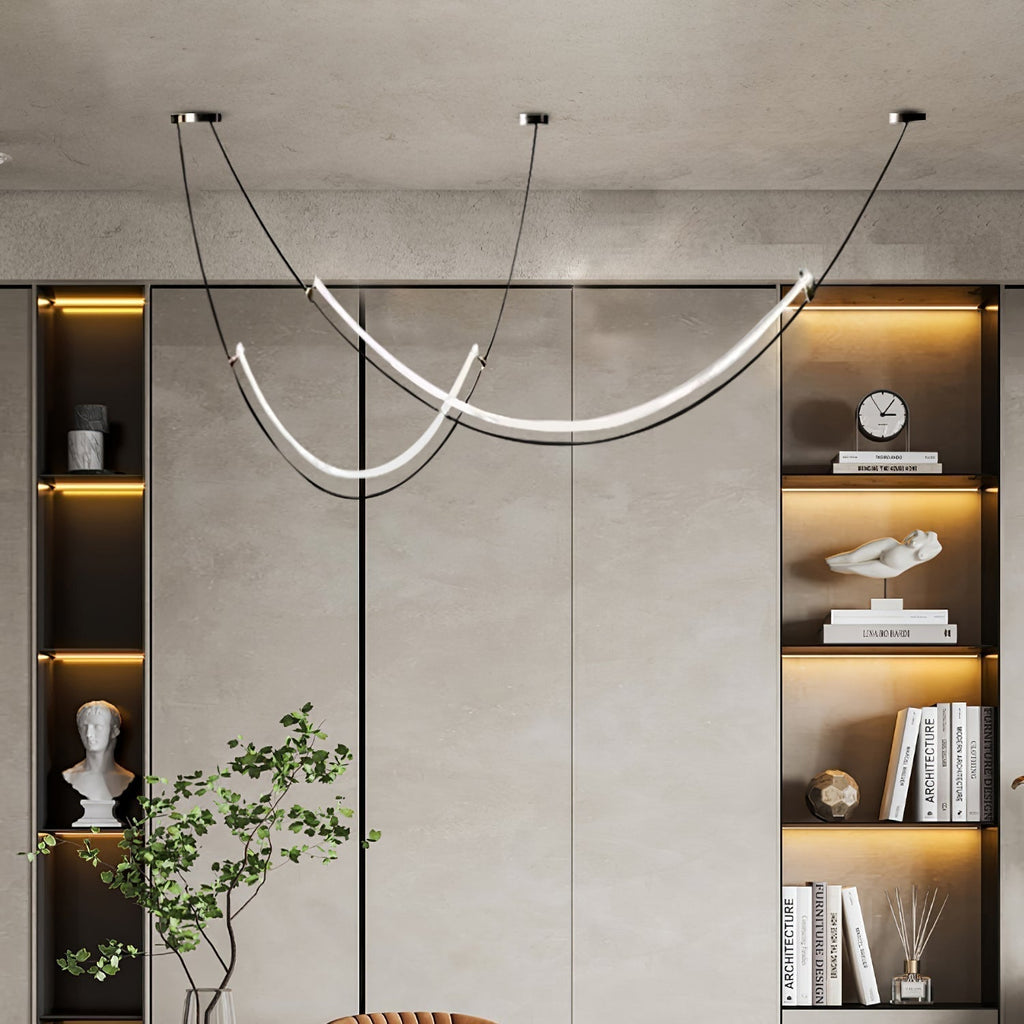 Zephira Curved LED Pendant Light | ventumra