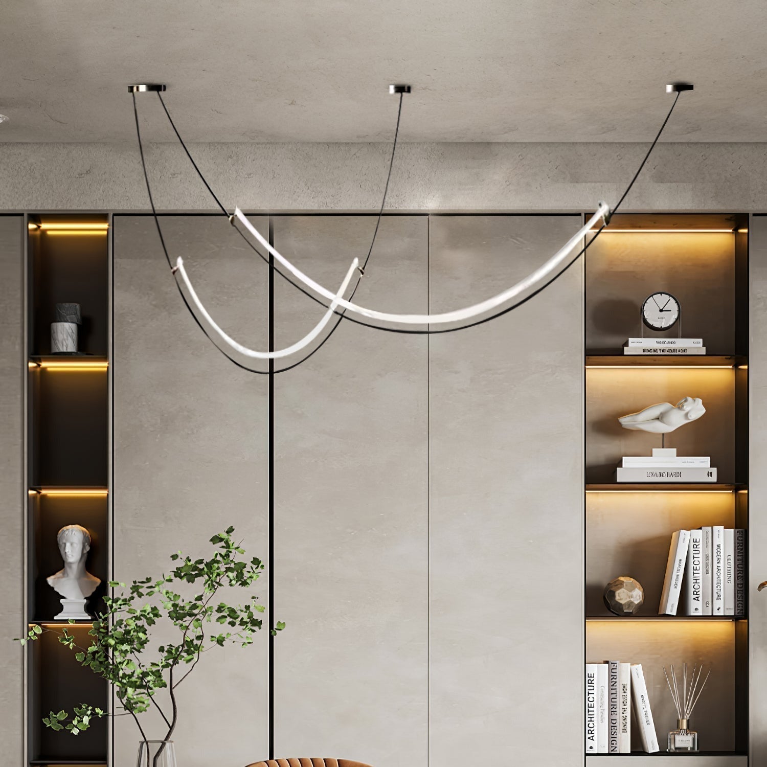 Zephira Curved LED Pendant Light | ventumra