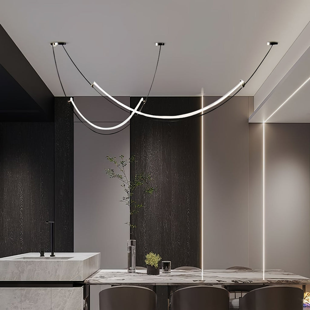 Zephira Curved LED Pendant Light | ventumra