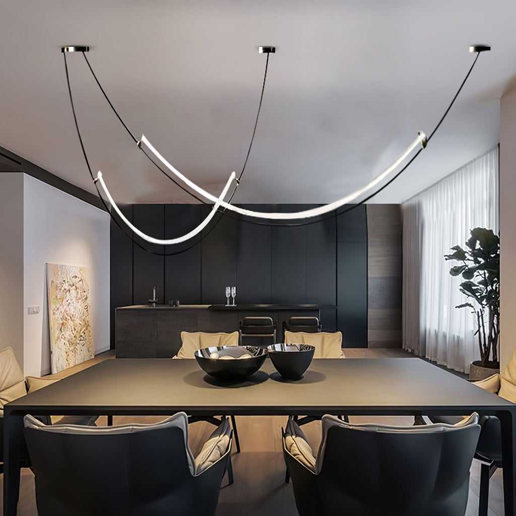 Zephira Curved LED Pendant Light | ventumra
