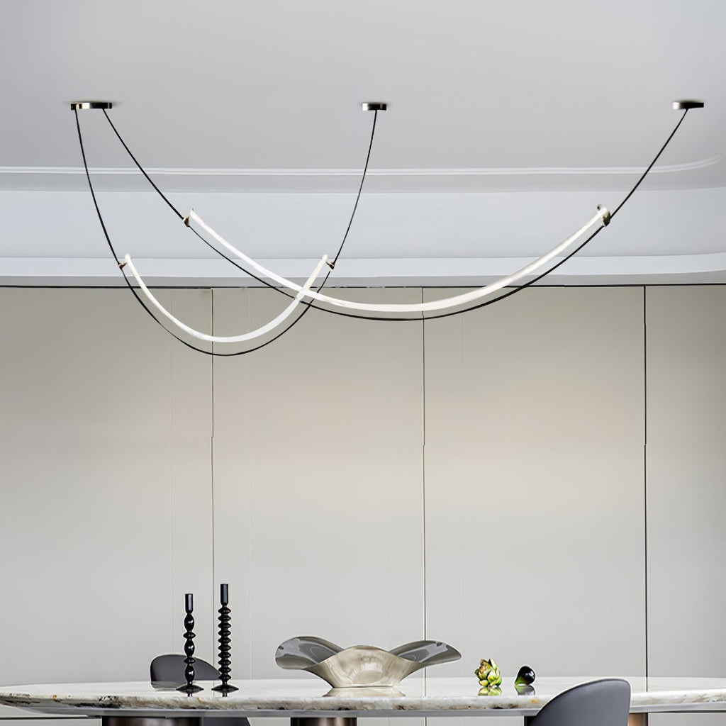 Zephira Curved LED Pendant Light | ventumra