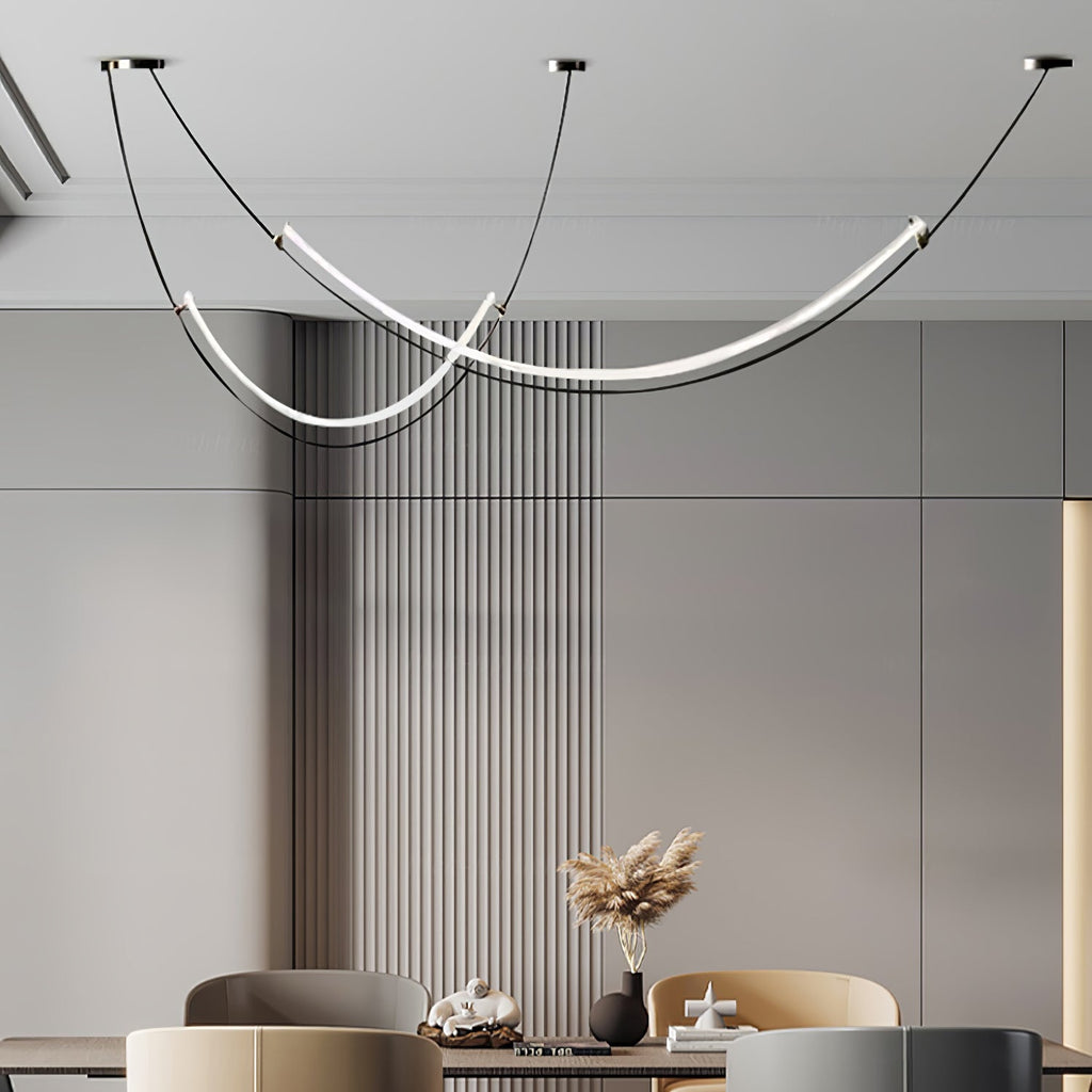 Zephira Curved LED Pendant Light | ventumra