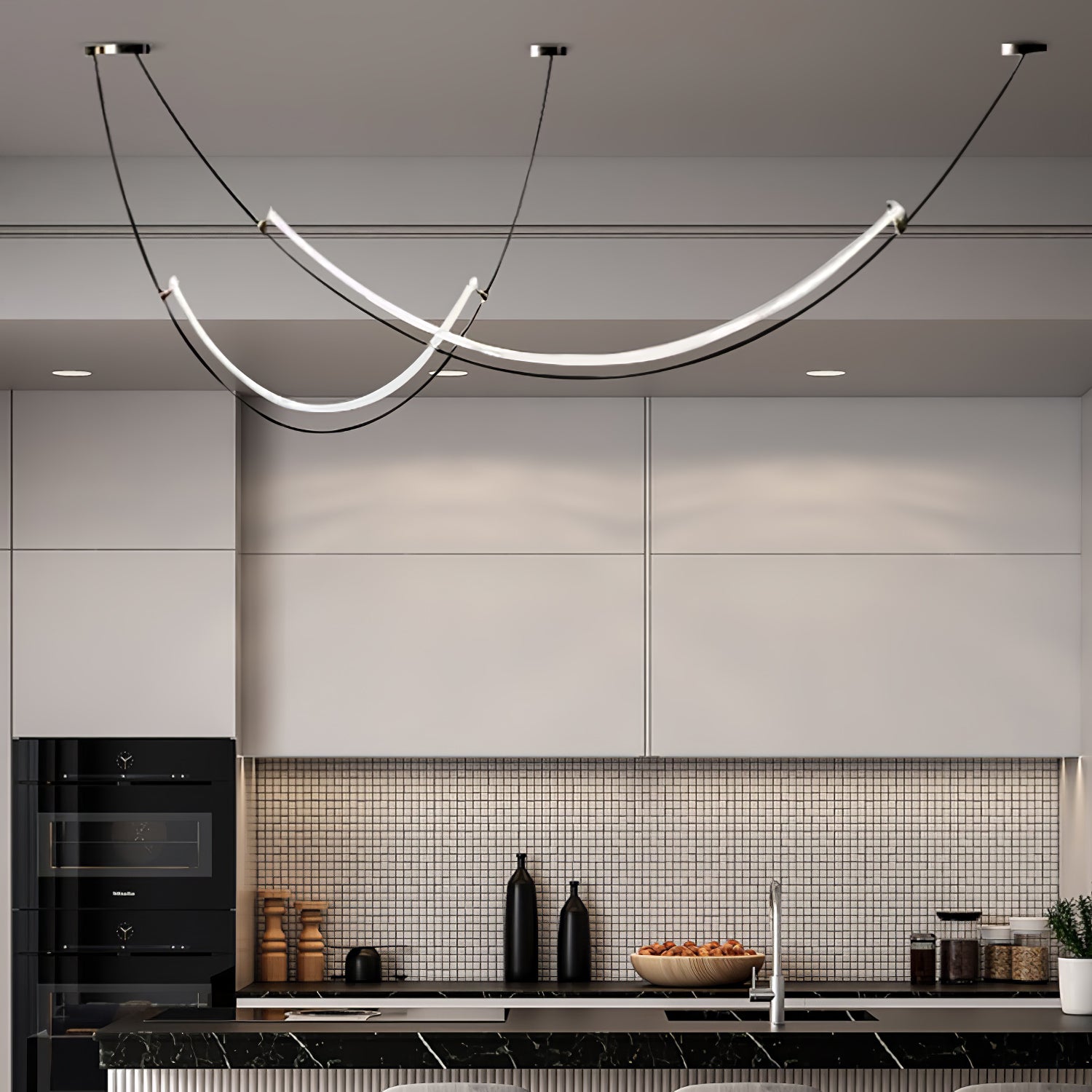 Zephira Curved LED Pendant Light | ventumra
