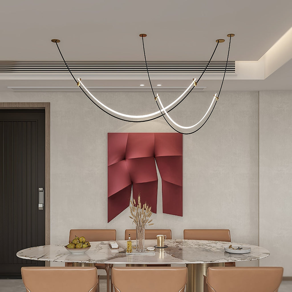 Zephira Curved LED Pendant Light | ventumra