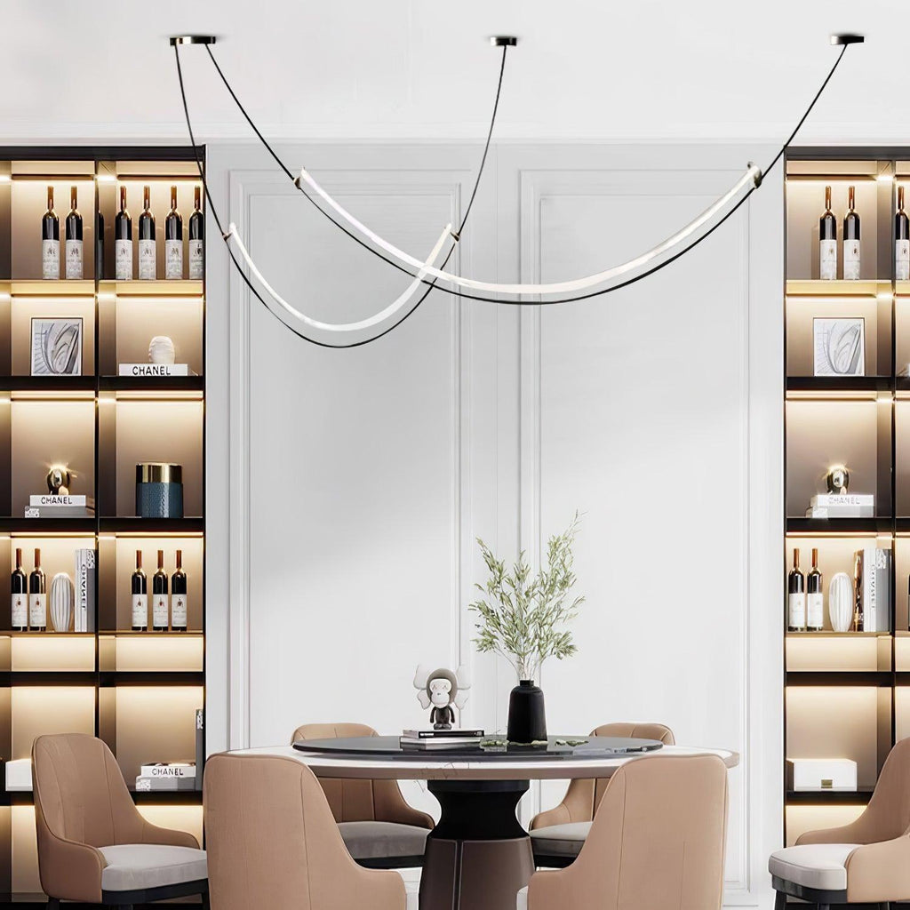 Zephira Curved LED Pendant Light | ventumra