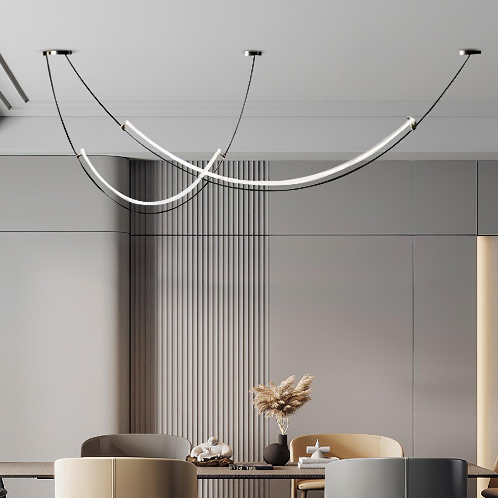 Zephira Curved LED Pendant Light | ventumra