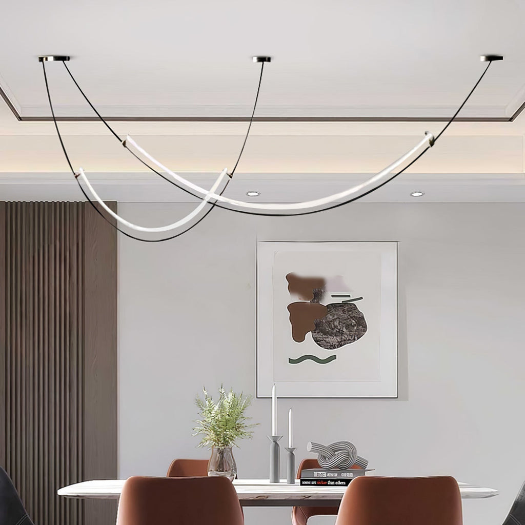 Zephira Curved LED Pendant Light | ventumra