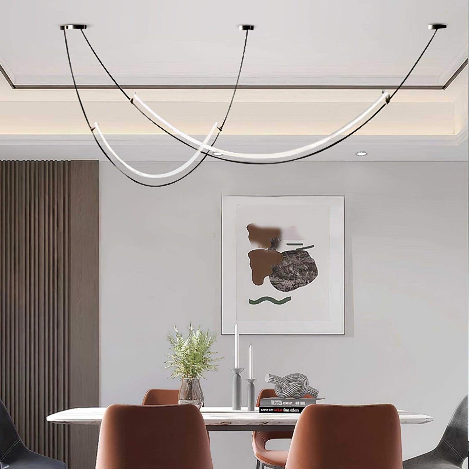Zephira Curved LED Pendant Light | ventumra