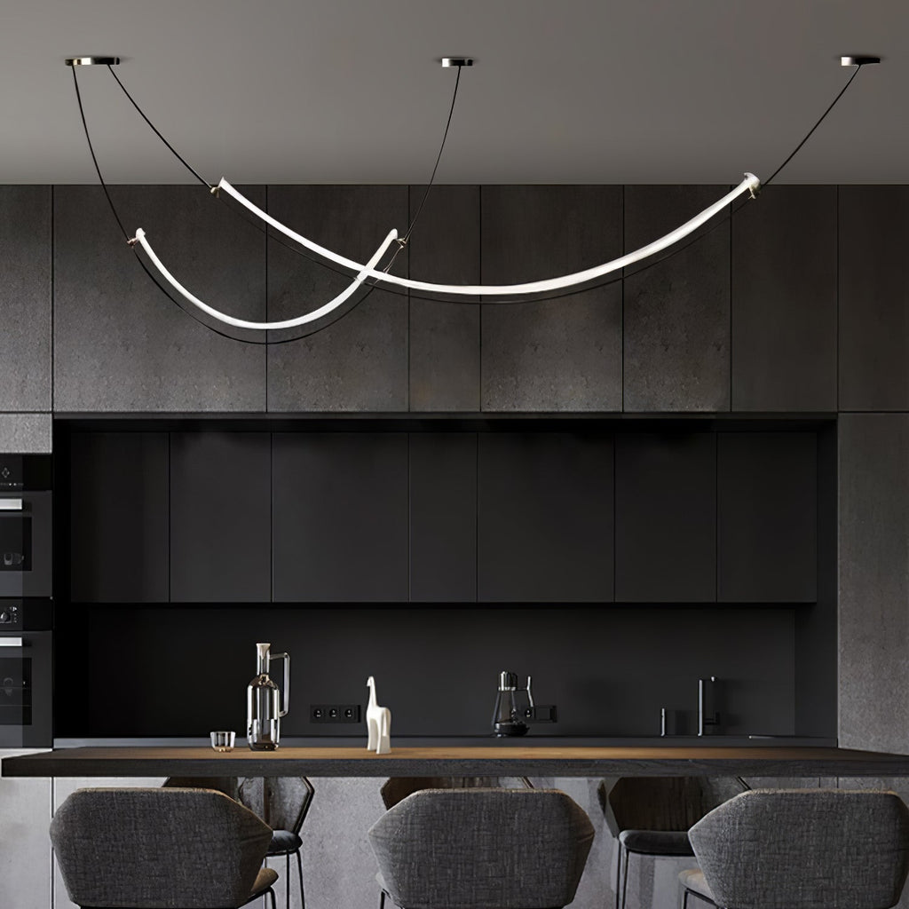 Zephira Curved LED Pendant Light | ventumra