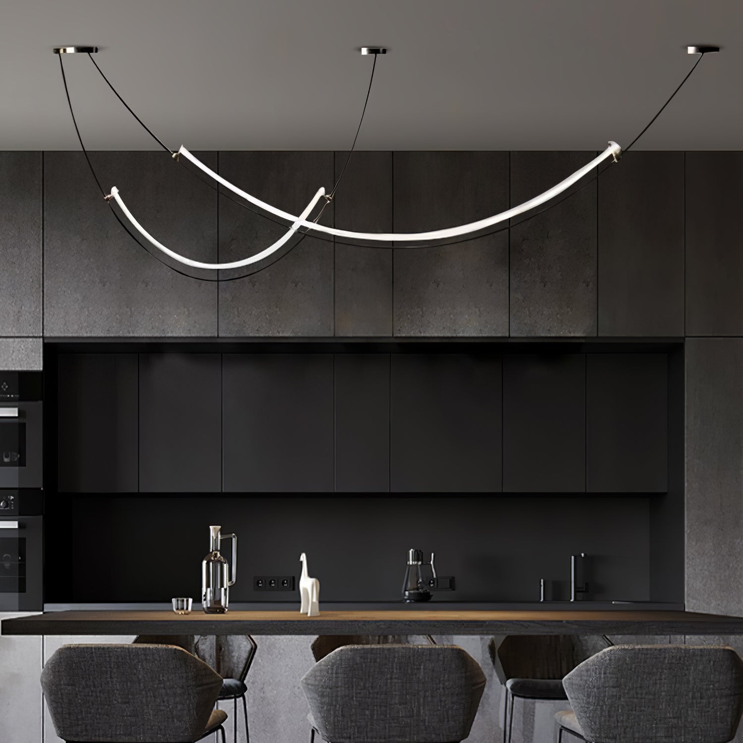 Zephira Curved LED Pendant Light | ventumra