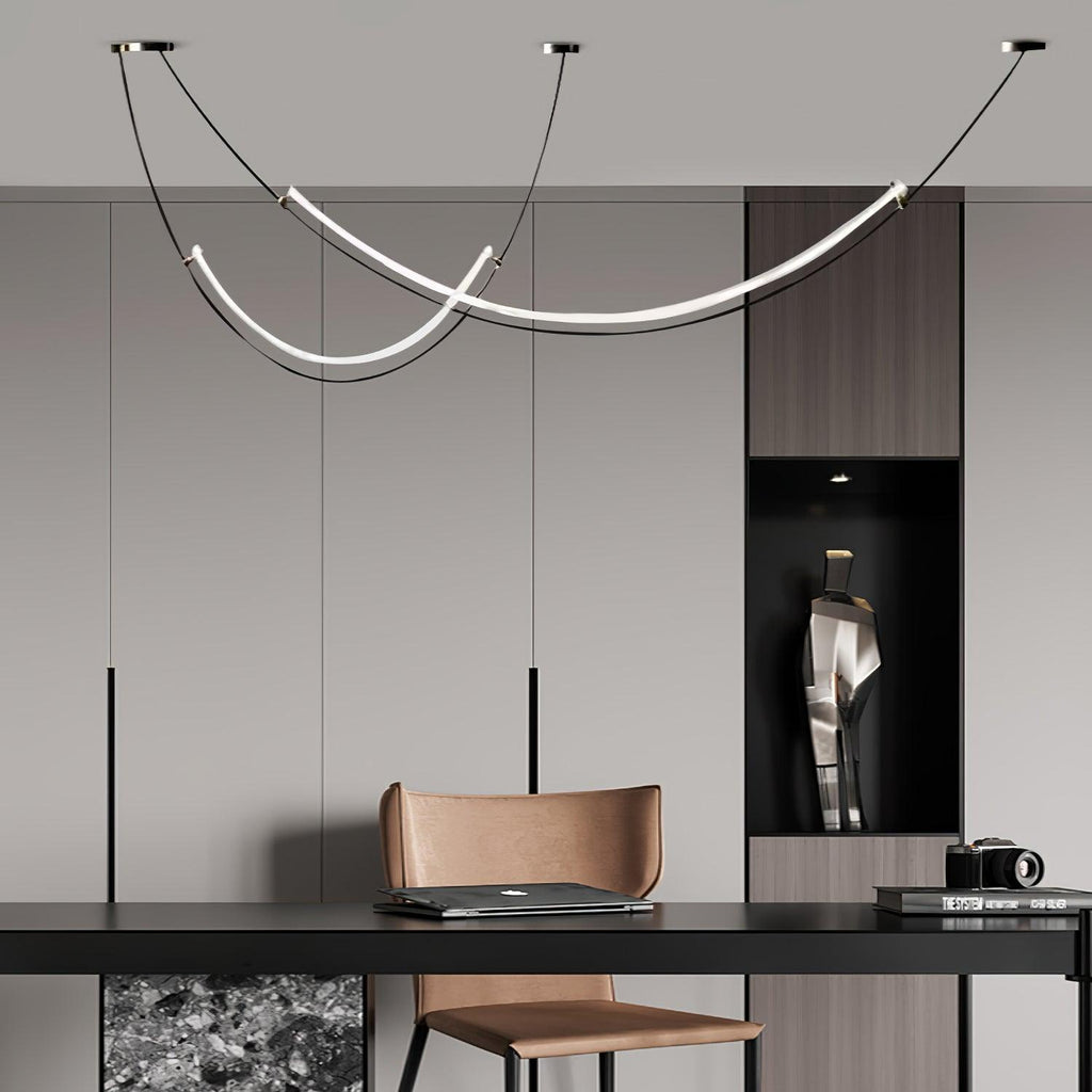 Zephira Curved LED Pendant Light | ventumra