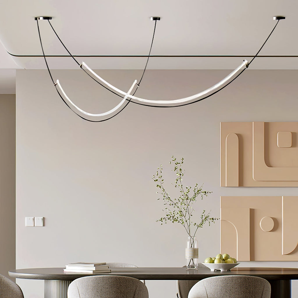 Zephira Curved LED Pendant Light | ventumra