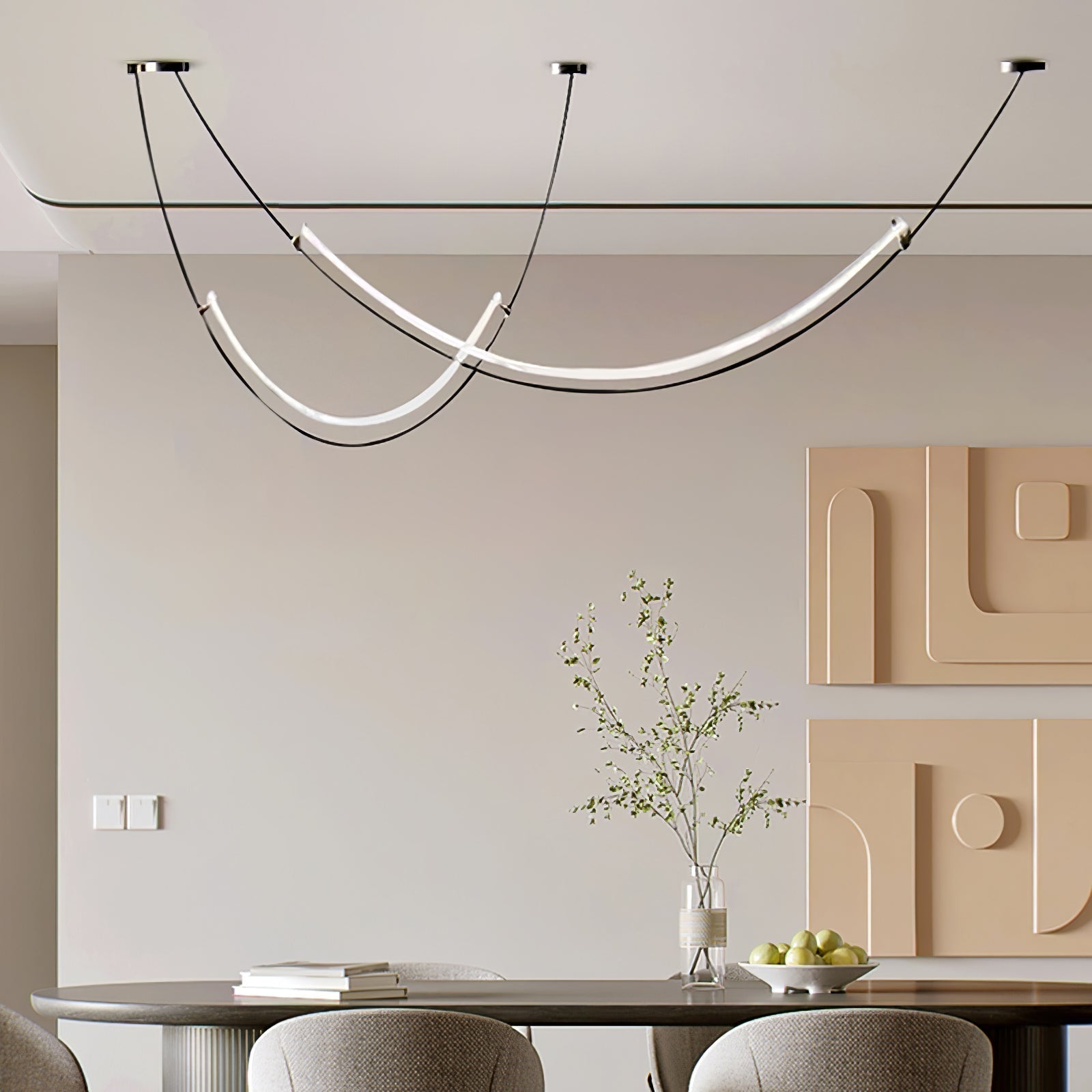 Zephira Curved LED Pendant Light | ventumra