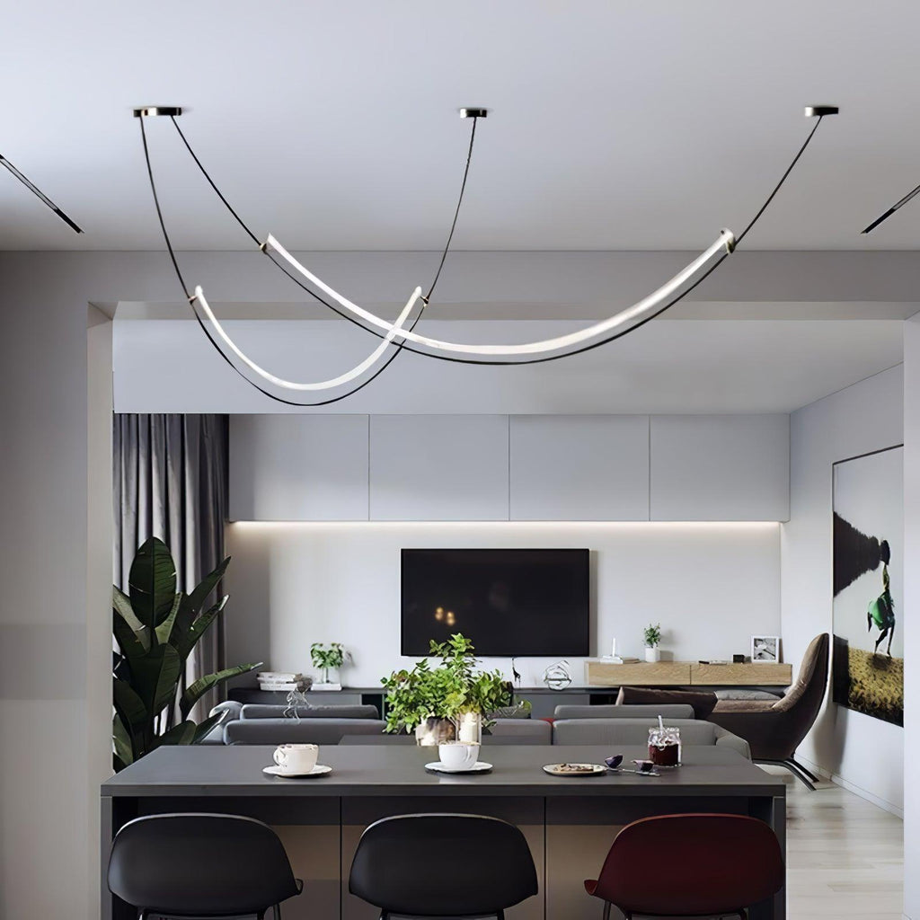 Zephira Curved LED Pendant Light | ventumra