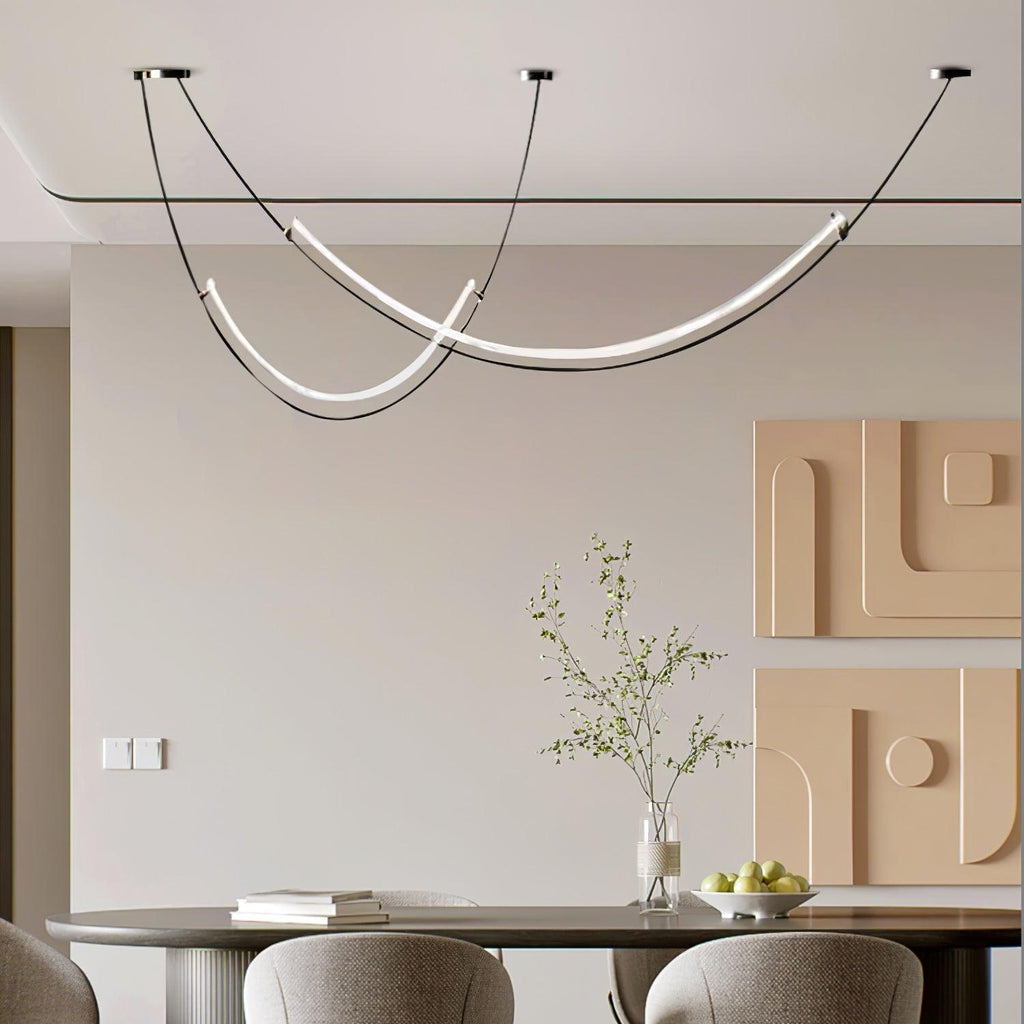 Zephira Curved LED Pendant Light | ventumra