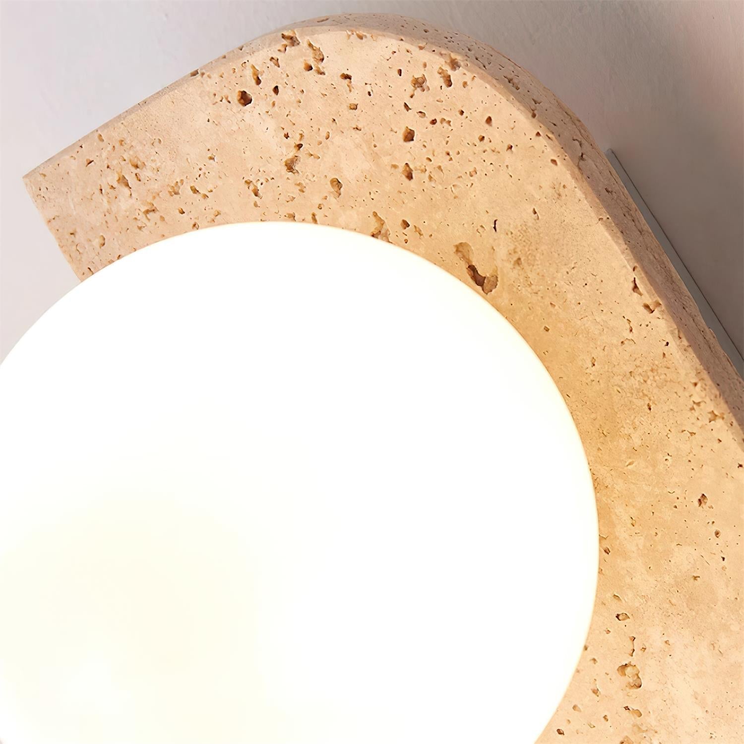 Ritta Travertine Wall Lamp | ventumra