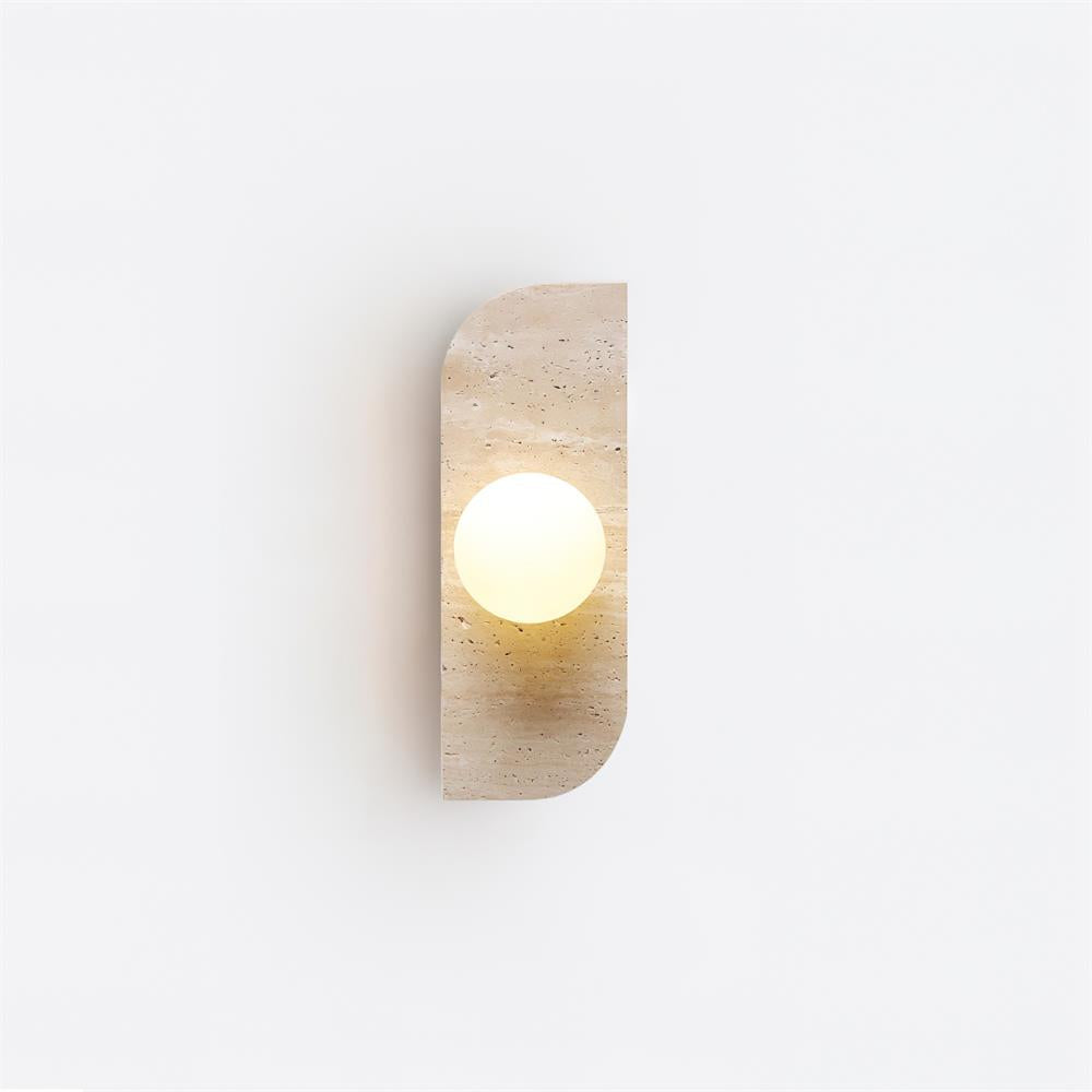 Ritta Travertine Wall Lamp | ventumra