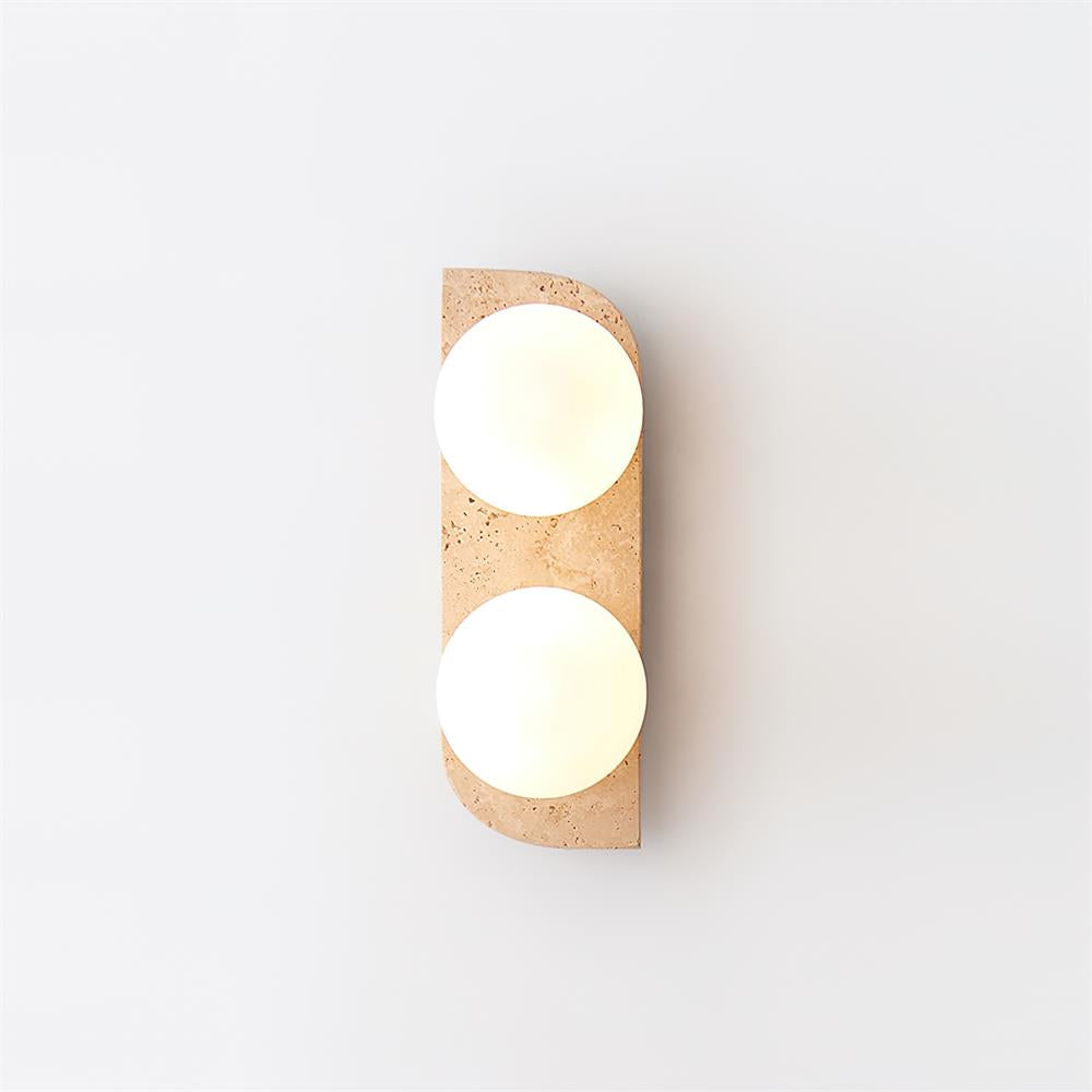 Ritta Travertine Wall Lamp | ventumra
