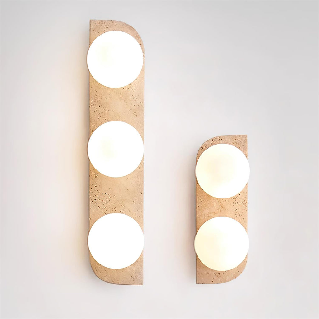 Ritta Travertine Wall Lamp | ventumra