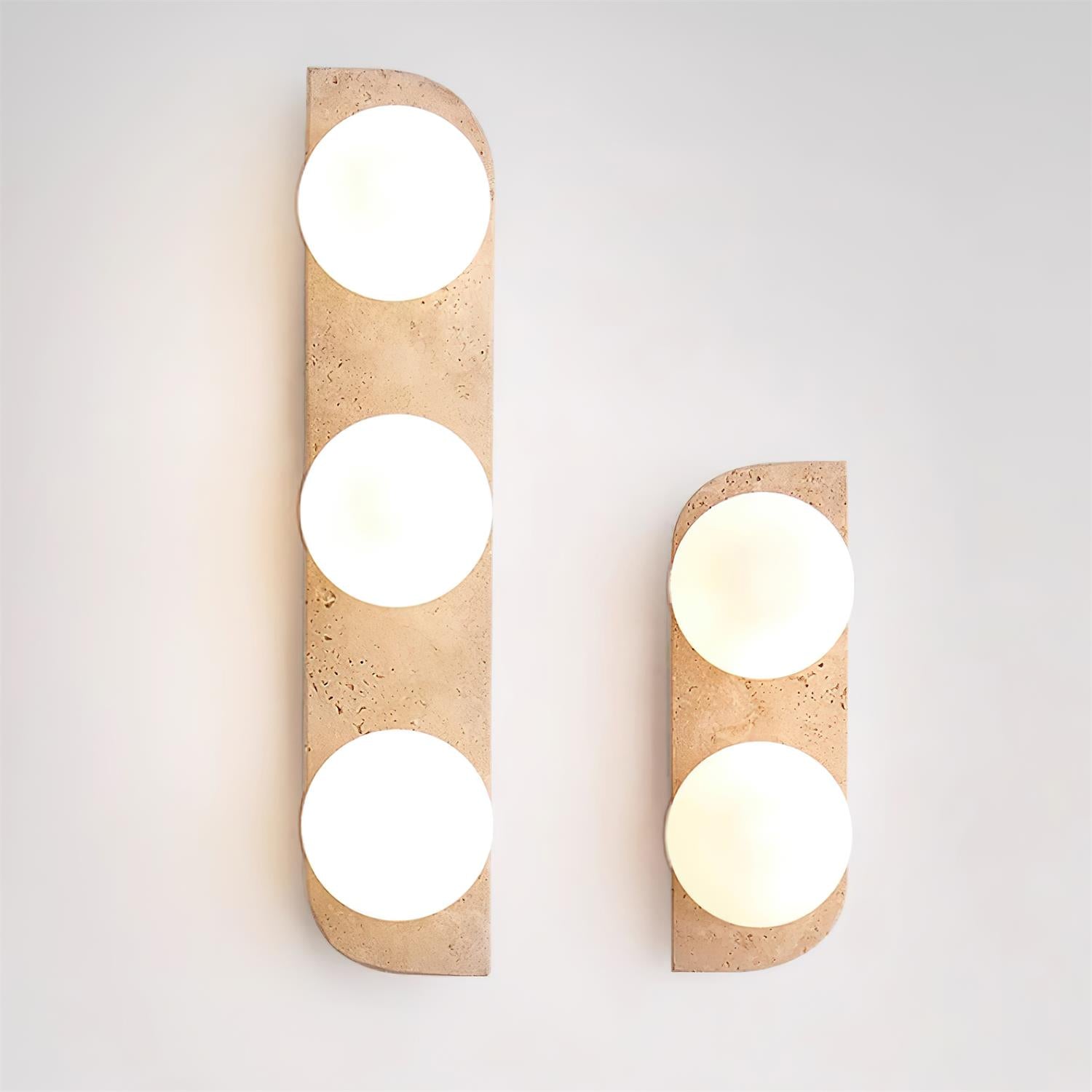Ritta Travertine Wall Lamp | ventumra