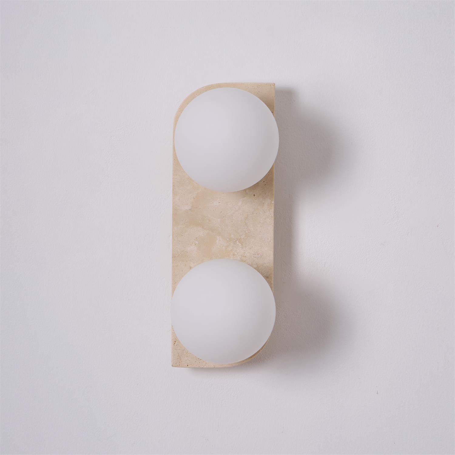 Ritta Travertine Wall Lamp | ventumra