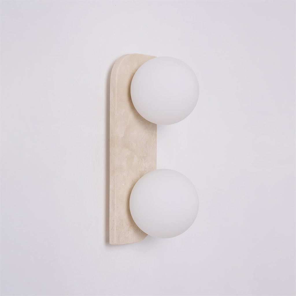 Ritta Travertine Wall Lamp | ventumra