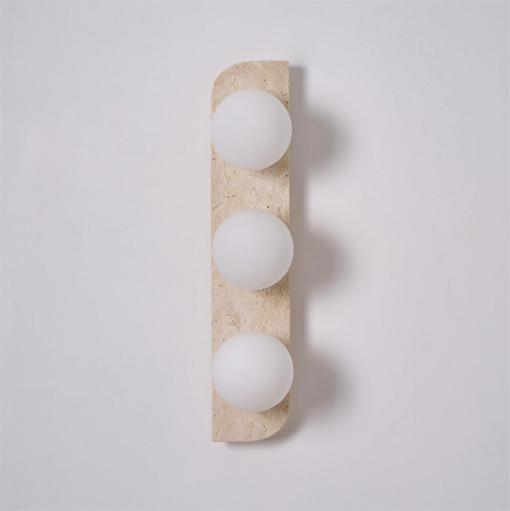 Ritta Travertine Wall Lamp | ventumra