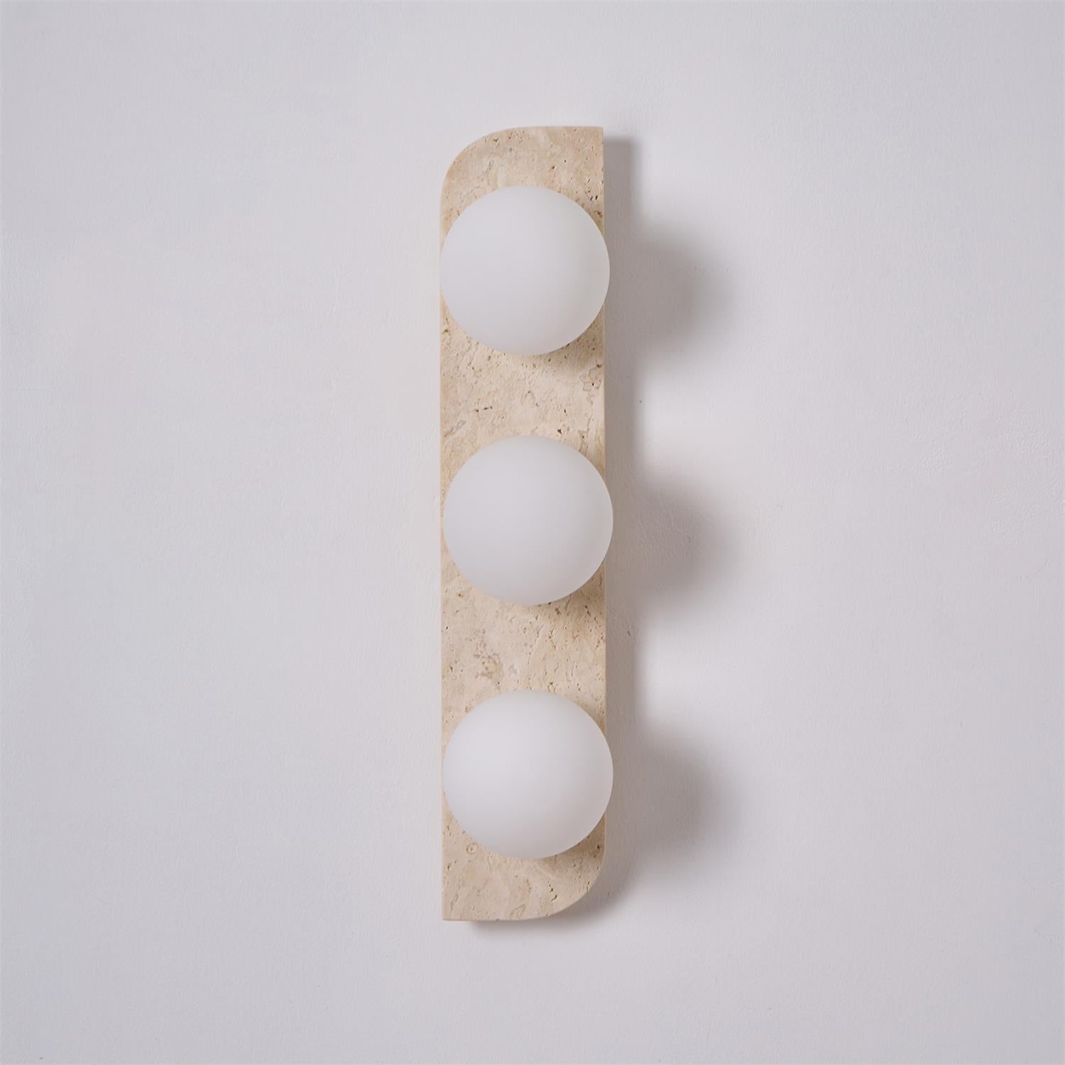 Ritta Travertine Wall Lamp | ventumra