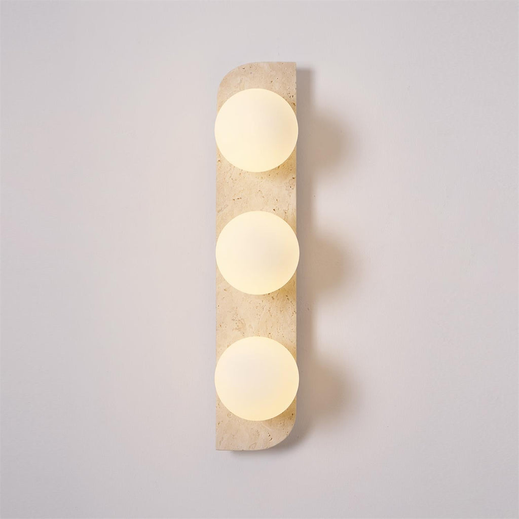Ritta Travertine Wall Lamp | ventumra