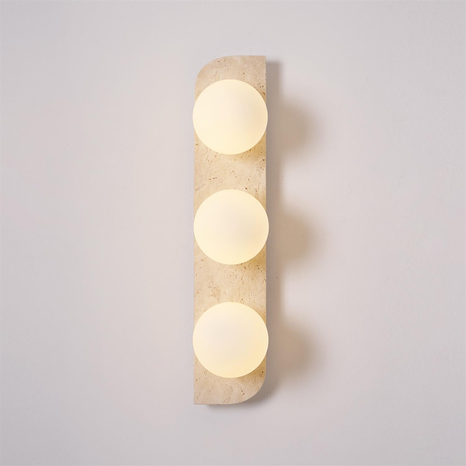 Ritta Travertine Wall Lamp | ventumra