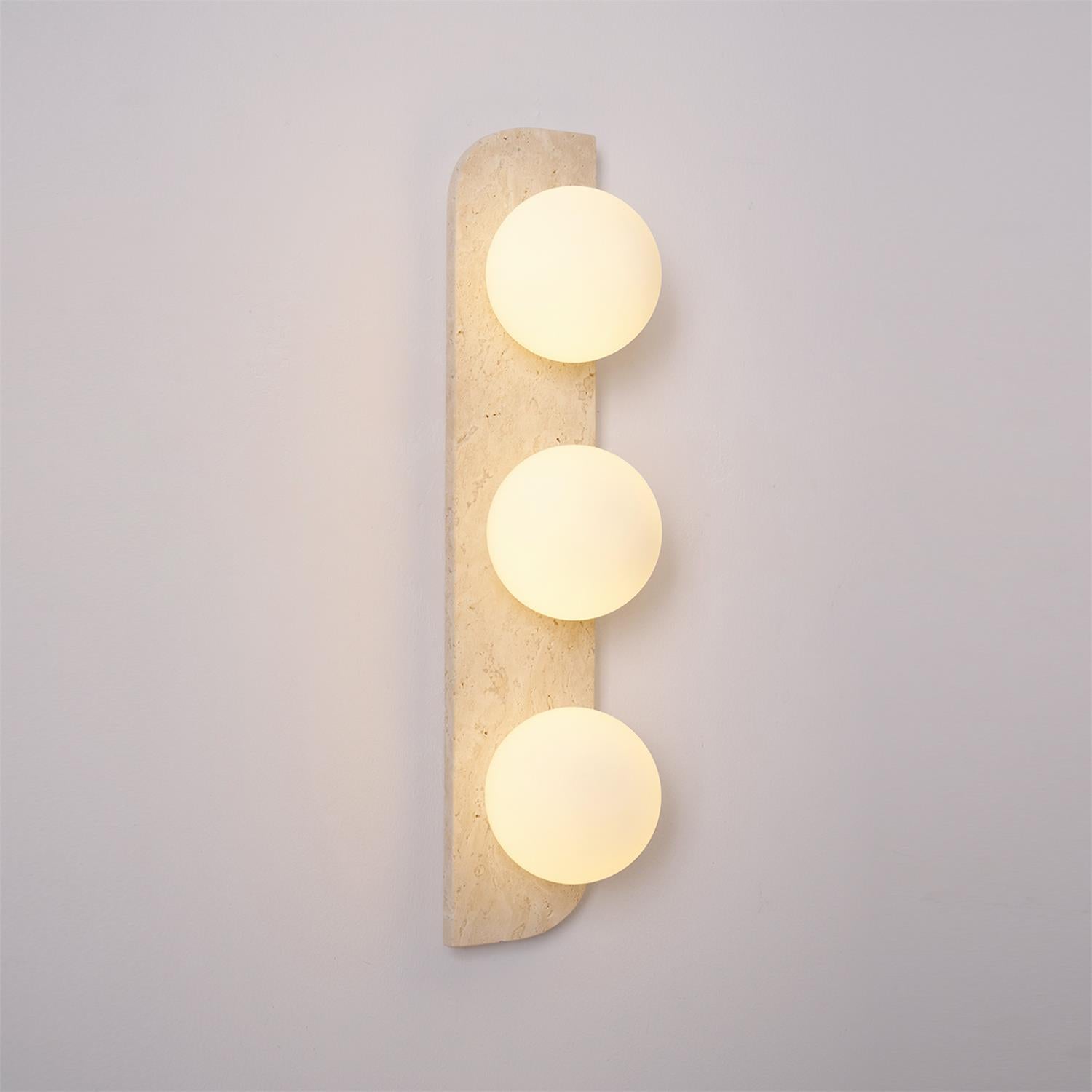 Ritta Travertine Wall Lamp | ventumra