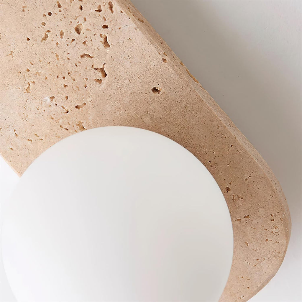 Ritta Travertine Wall Lamp | ventumra