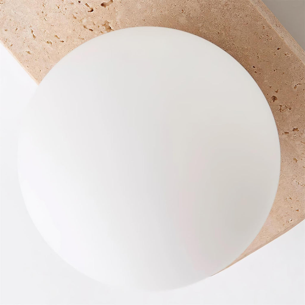 Ritta Travertine Wall Lamp | ventumra