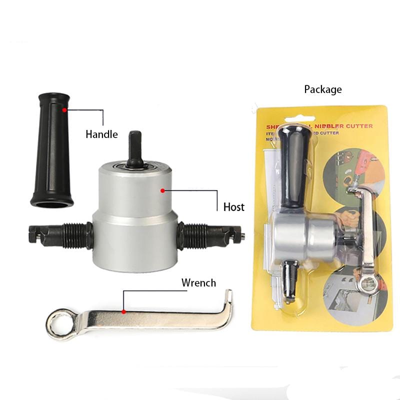CutMaster Drill Attachment for Precision Sheet Metal Cutting