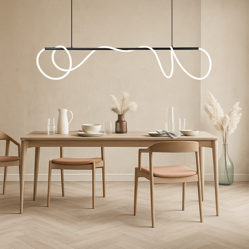 Novara Linear Pendant Light for Dining Table and Kitchen