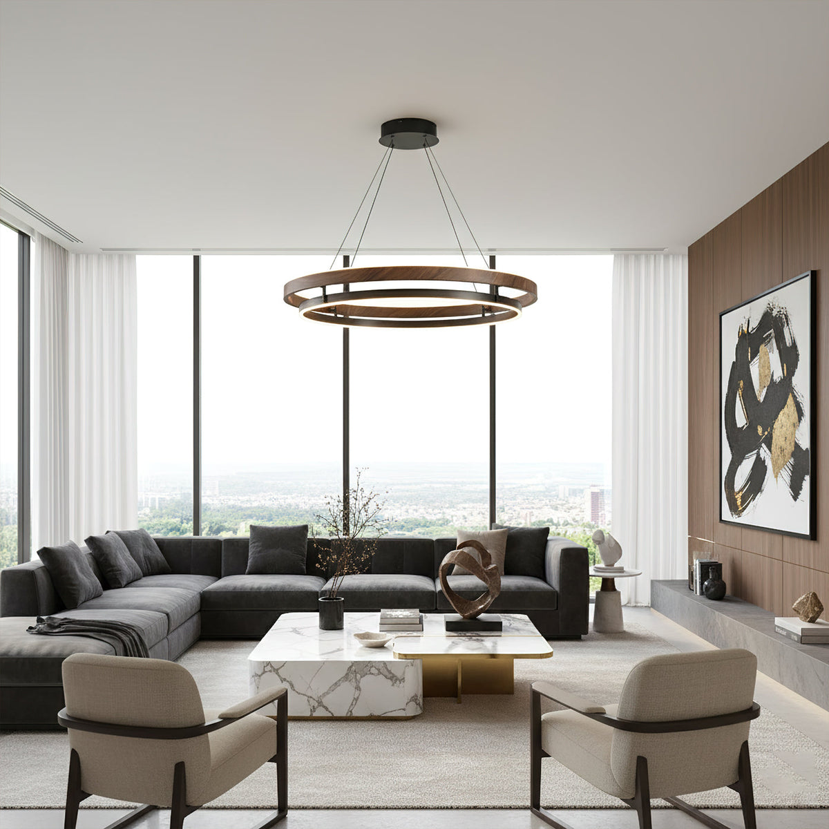 NisekoLight Crystal Chandelier Dining Room Modern Style | Ventumra