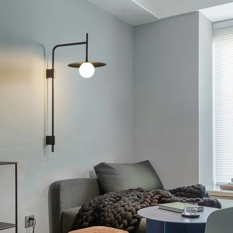 LumaNova LED Wall Lamp With 360 Degree Rotating Head For Directional Light