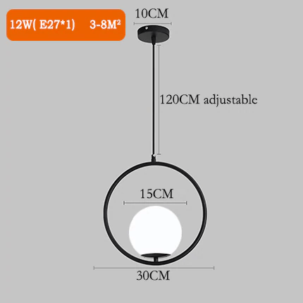 Asteri Glass Orb Pendant Lights | Table Decor Accent