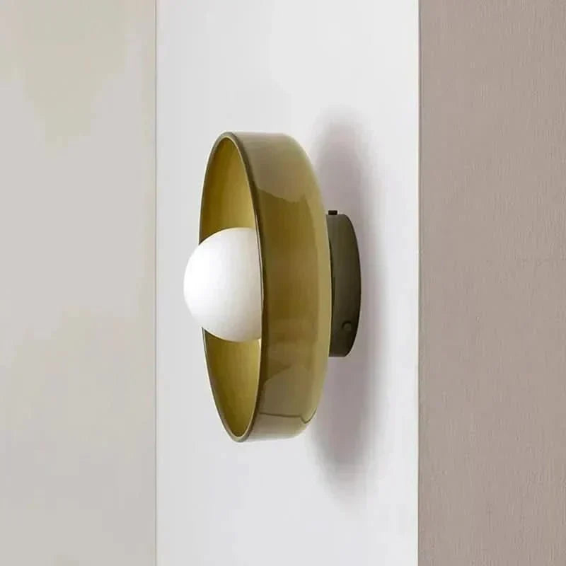 Suspension de plafond nordique NovaGlass — abat-jour en verre transparent, design minimaliste épuré