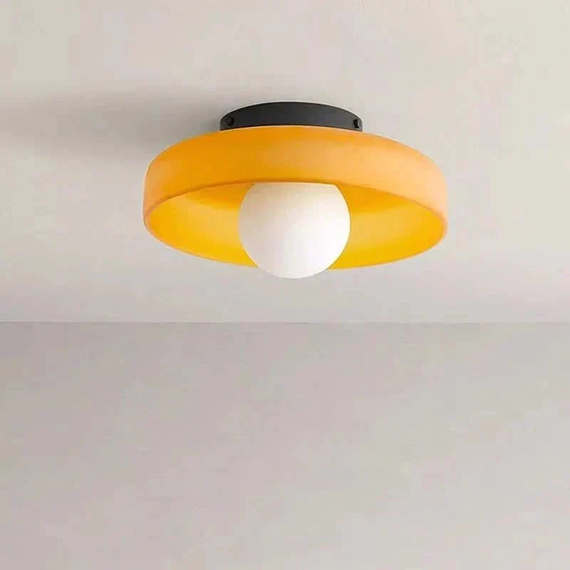 Suspension de plafond nordique NovaGlass — abat-jour en verre transparent, design minimaliste épuré