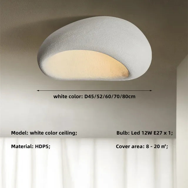 Wabi Sabi Ceiling Lamp Inspired by Japanese Aesthetics