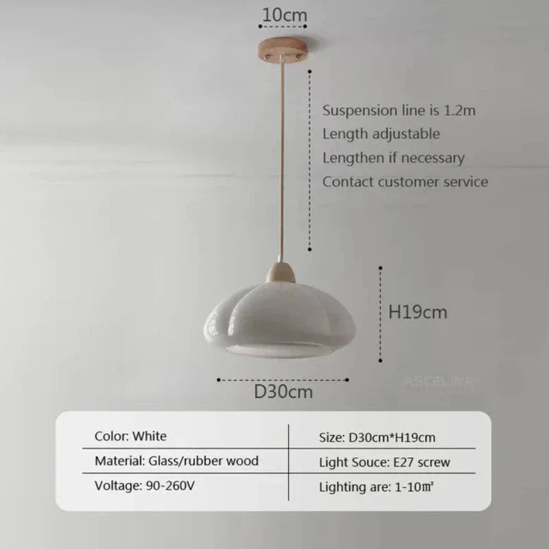 CastleGlow Creamy Pendant Light With Rustic Medieval Finish
