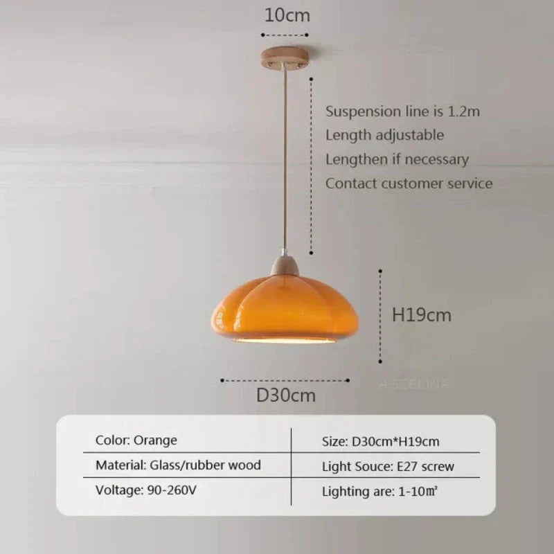 AuroraVale Cream Pendant Light With Rustic Glow For Cozy Rooms