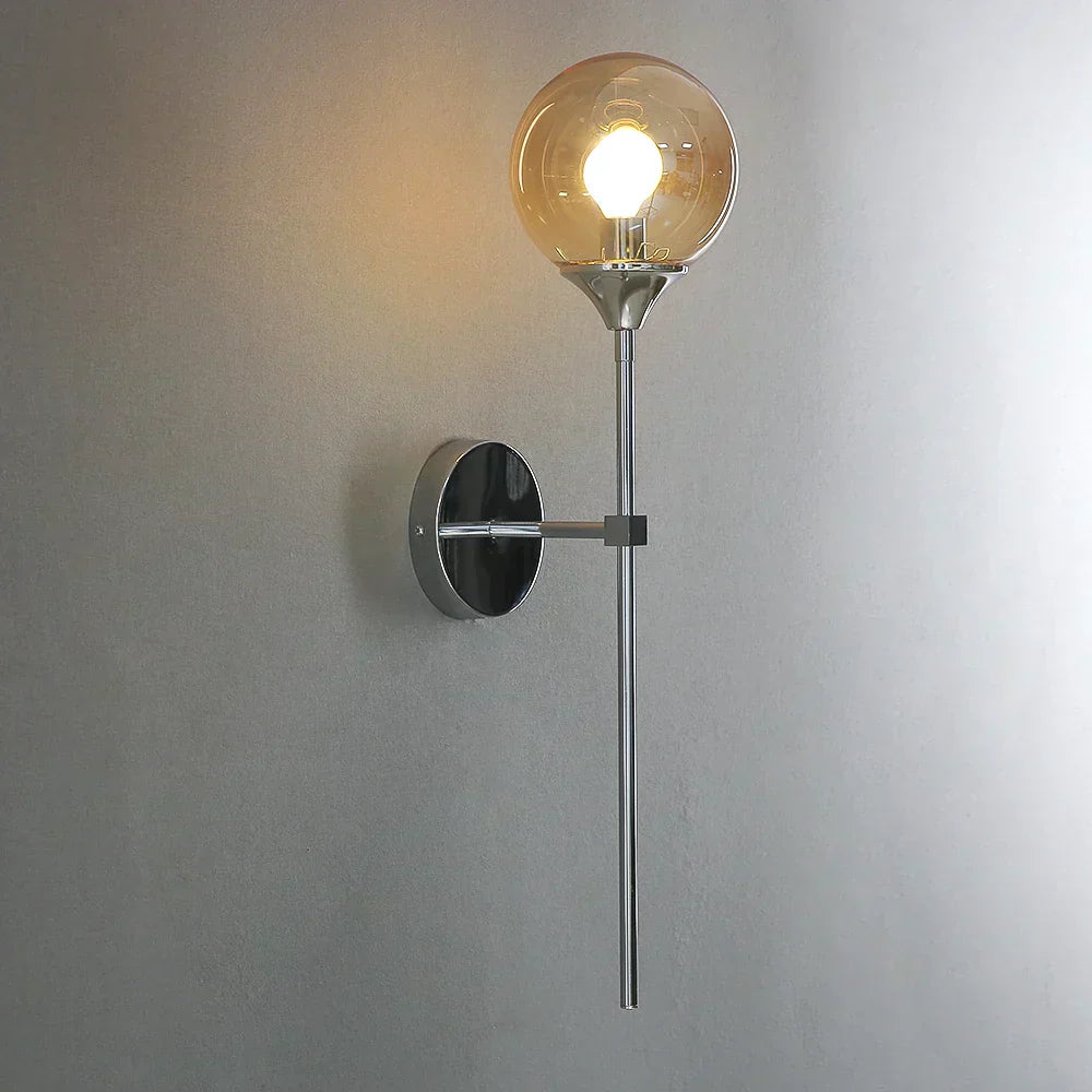 Lysara Glass Wall Lamp in Scandinavian Modern Style