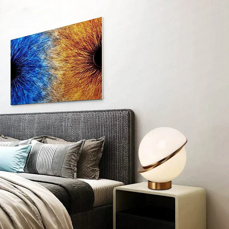 LumenWeave Table Lamp With LED For Living Room And Bedroom