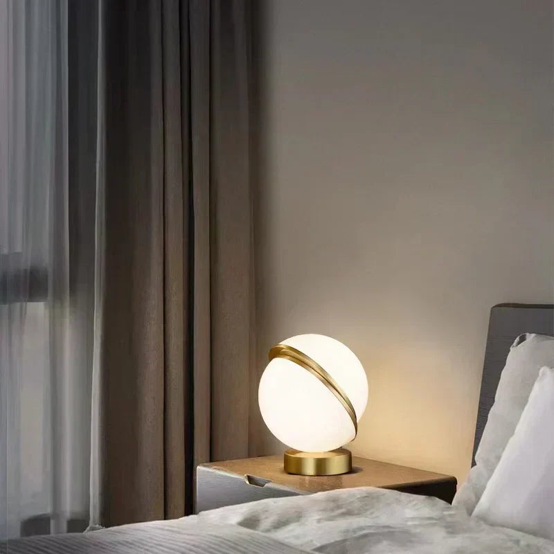 LumenWeave Table Lamp With LED For Living Room And Bedroom