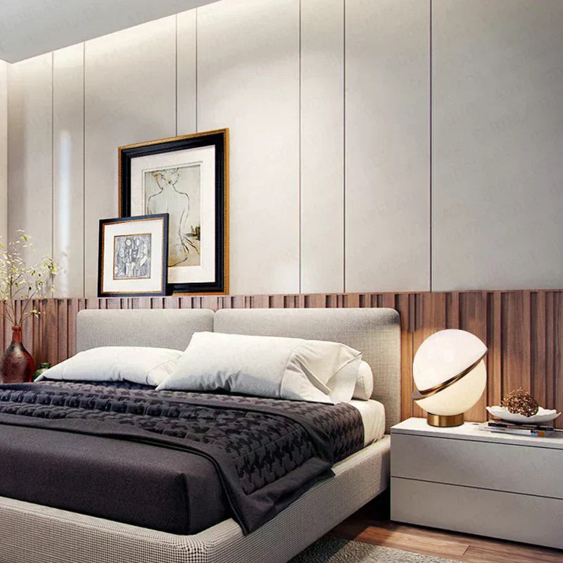 LumenWeave Table Lamp With LED For Living Room And Bedroom