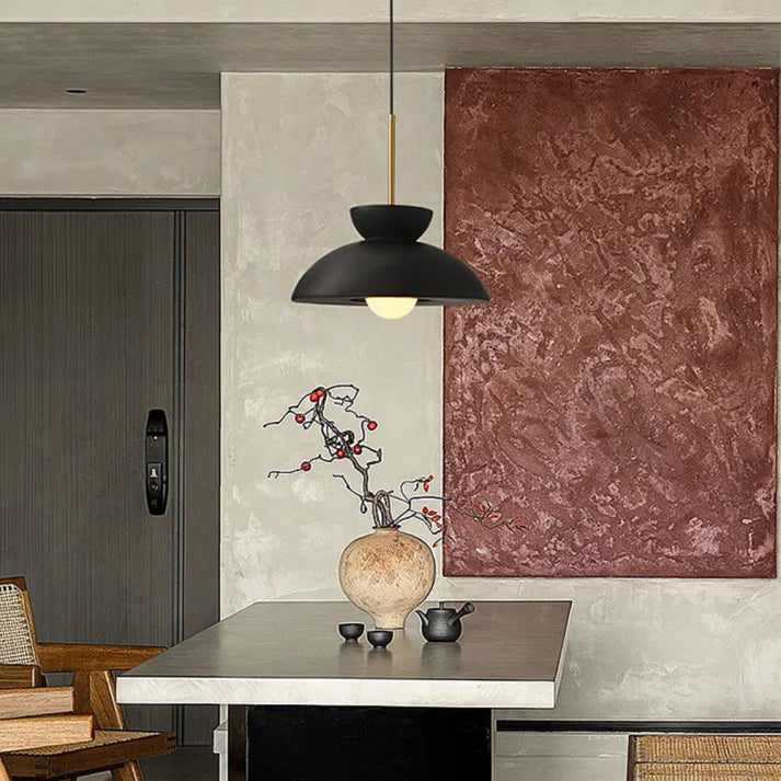 NovaLuxe Nordic Minimalist Pendant Light With Metal And Resin
